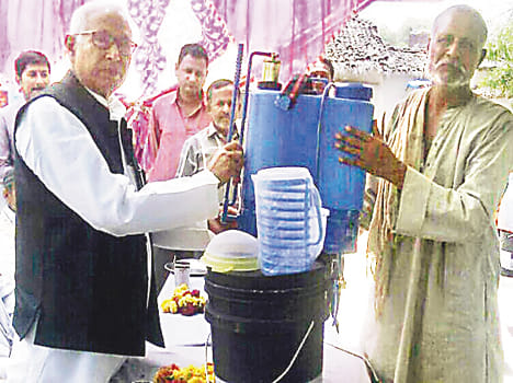 agriculture equipment distributed to farmer