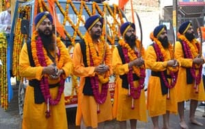 nagar keertan in allahabad 