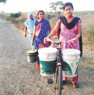 water left only in farmers eyes