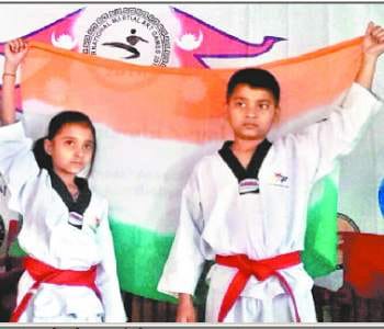 Ansh and Anshi won the gold medal