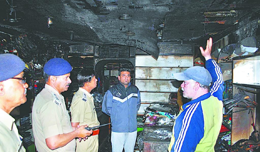 The loss of millions of garments in the store fire