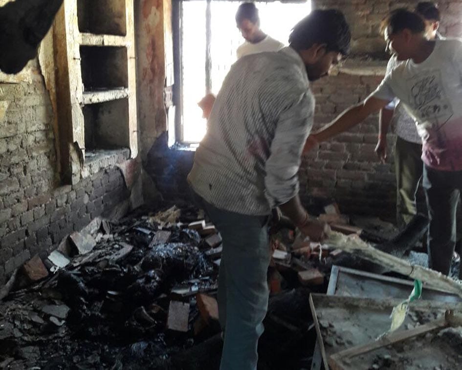 Room service station in Bira fire, killing unknown