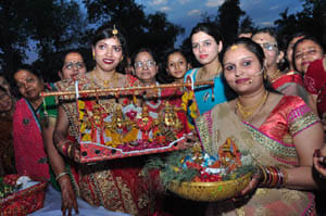 Gangaur mother sought her husband's long life