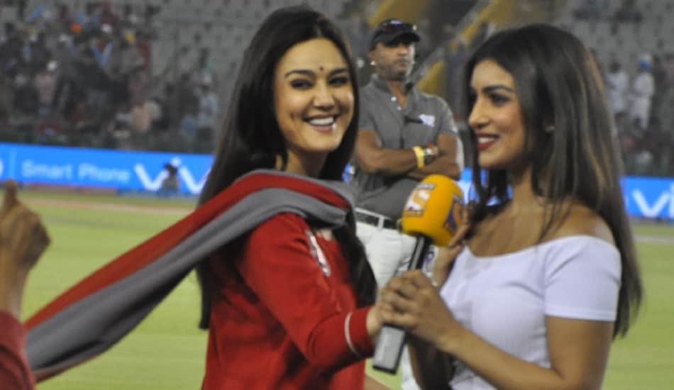 IPL season 9: kings eleven punjab co owner preity zinta in stadium after marriage