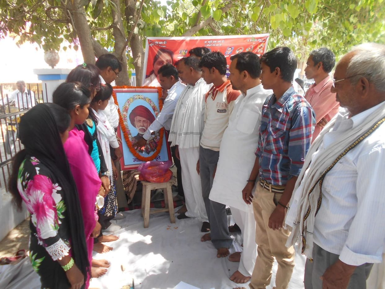 Jyotiba Phule Jayanti celebrated with gaiety