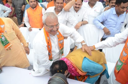 bjp president keshav maurya reaches lucknow
