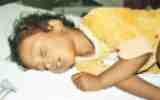 Two hours was draped over her son's body