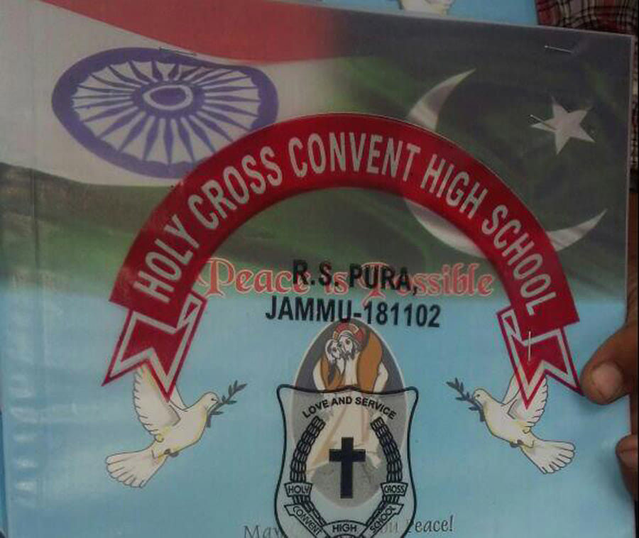 pakistan flag print on school notebook 