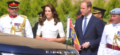 royal couple of Britain will see the Taj Mahal