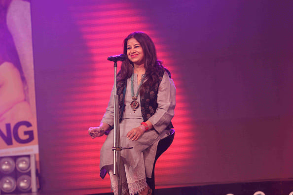 rekha bhardwaj records song in high fever