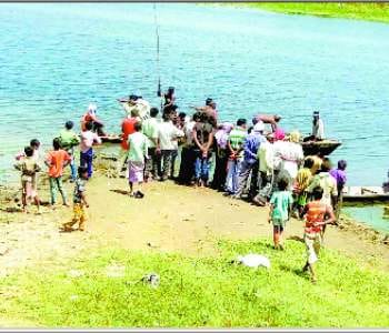 The bodies of two teenagers were found submerged in pond