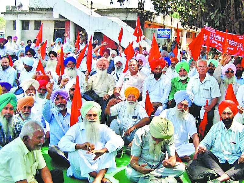 protest, prtc penshioner, patiala