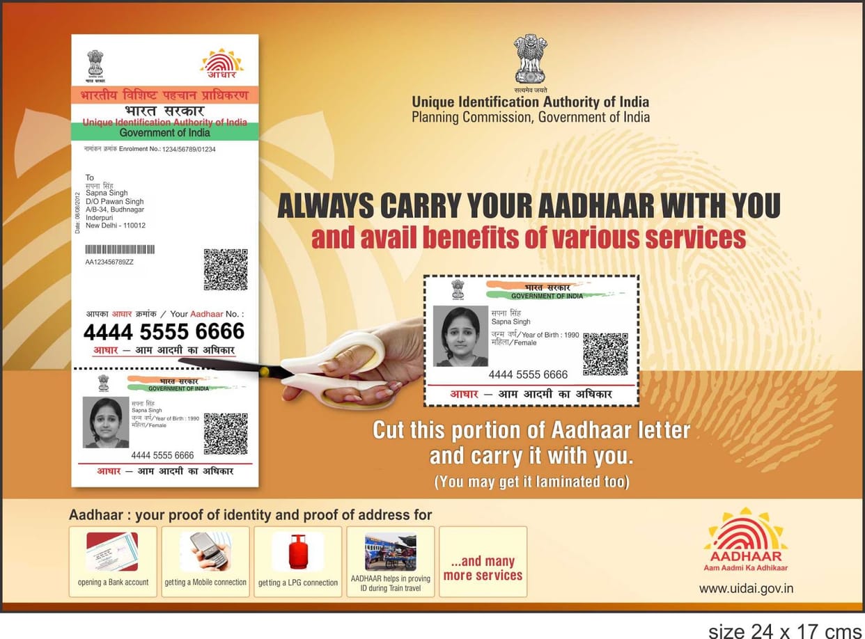 Aadhaar is only after Samajwadi Pension.