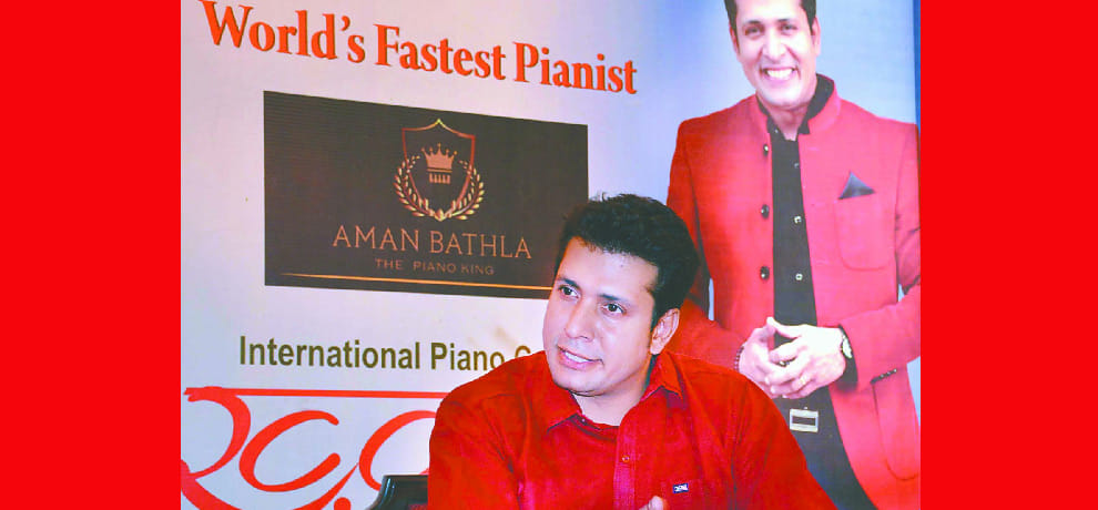 aman became piano king claim to make two world record in gurgaon 