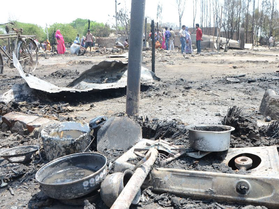 70 home burned in Katari Kallu kanpur