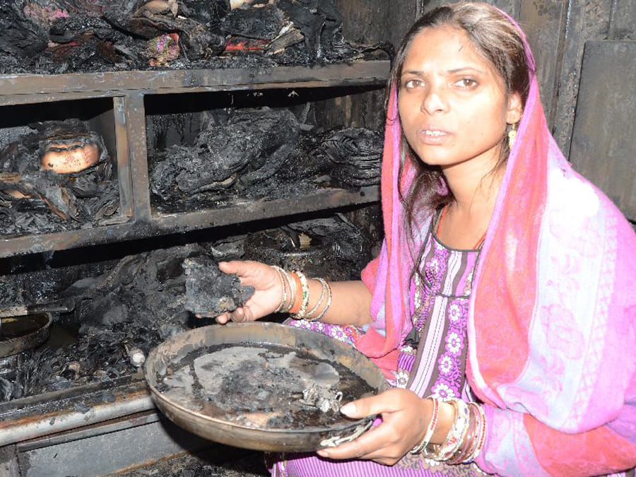 70 home burned in Katari Kallu kanpur