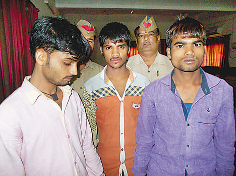 Eight people were arrested, including three robbers