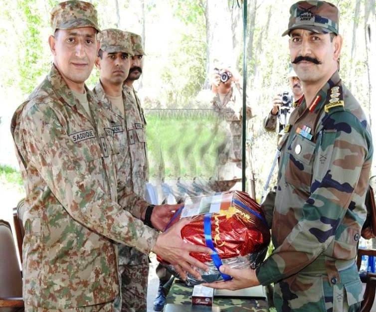 India and Pakistan Commander met 