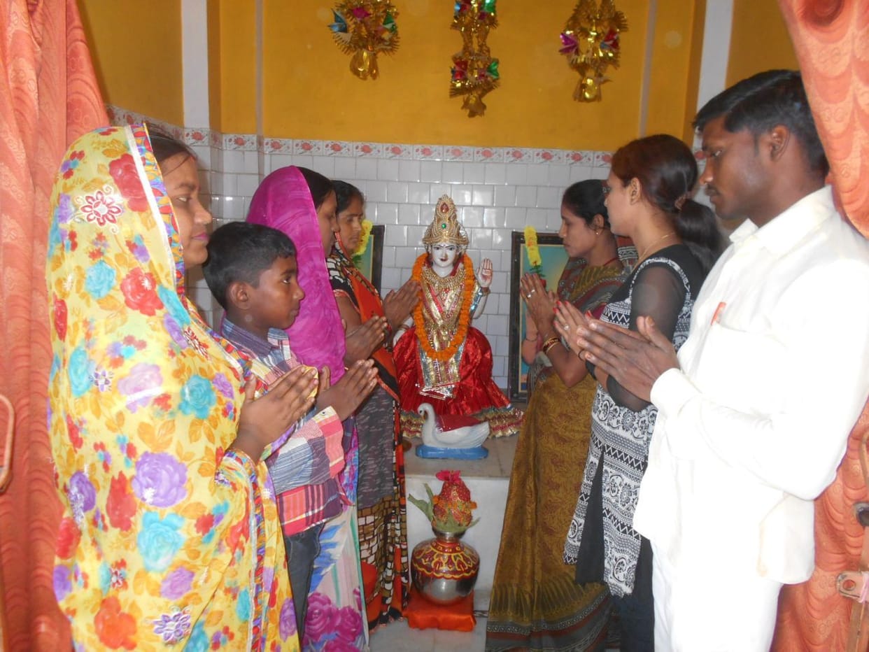 asked to the mother Katyayani for blessing