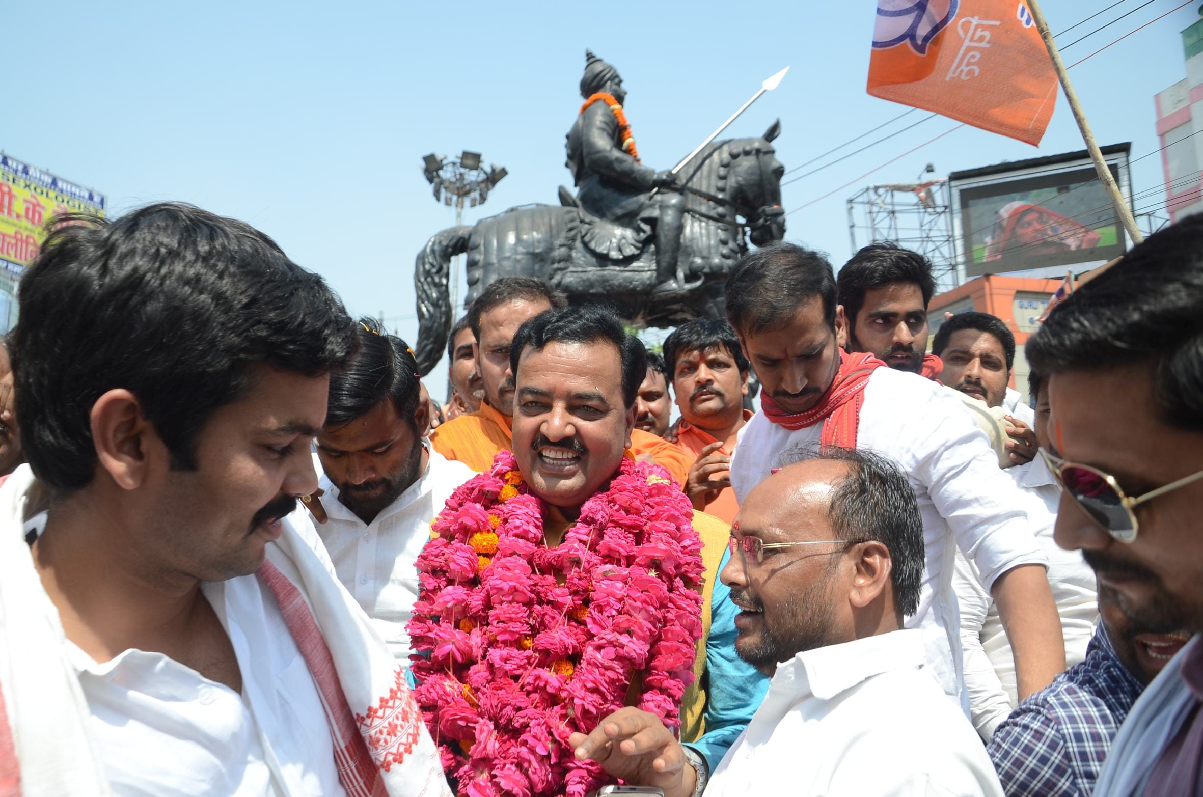 bjp up president keshav maurya adresses party leaders in lucknow