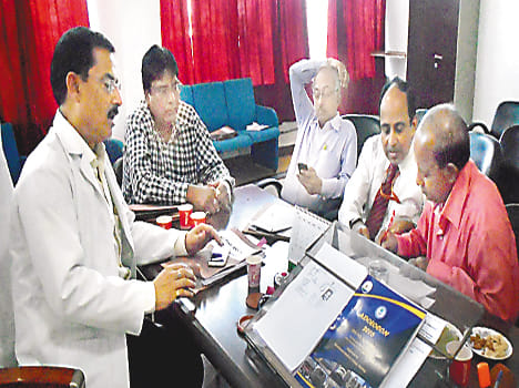 Medical College of MCI inspection team
