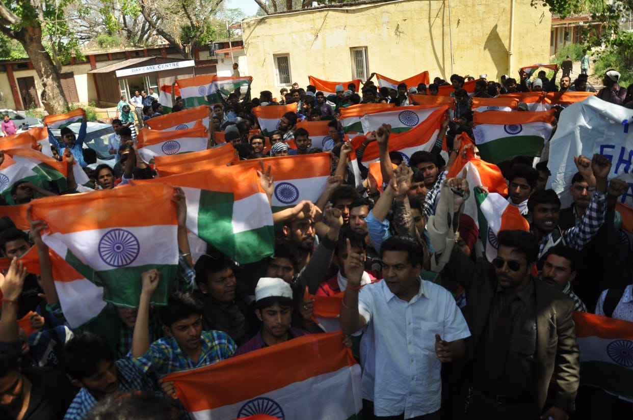 NIT students protest in Jammu