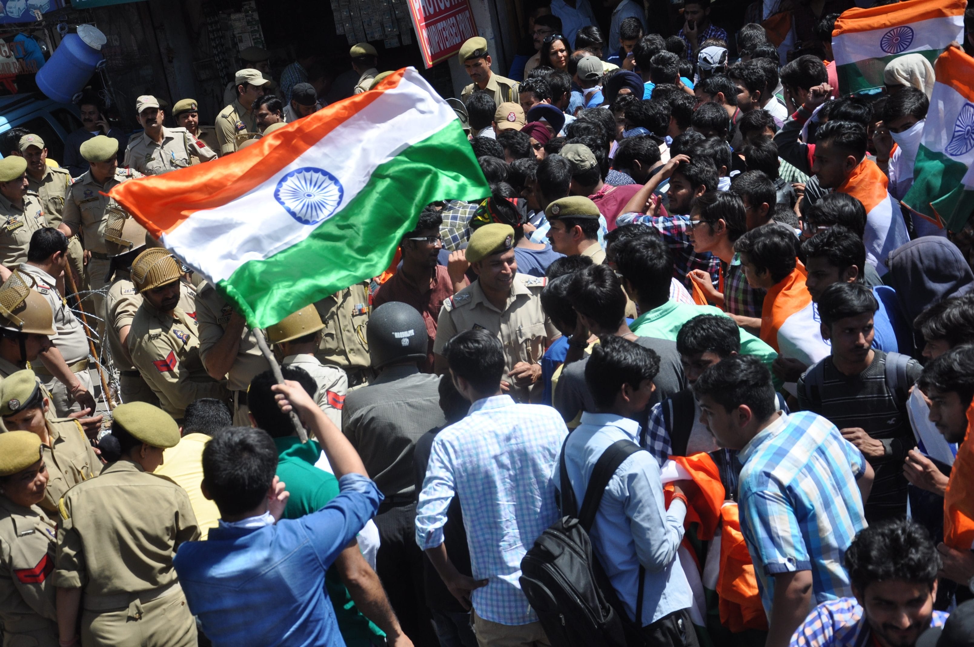 NIT students protest in Jammu