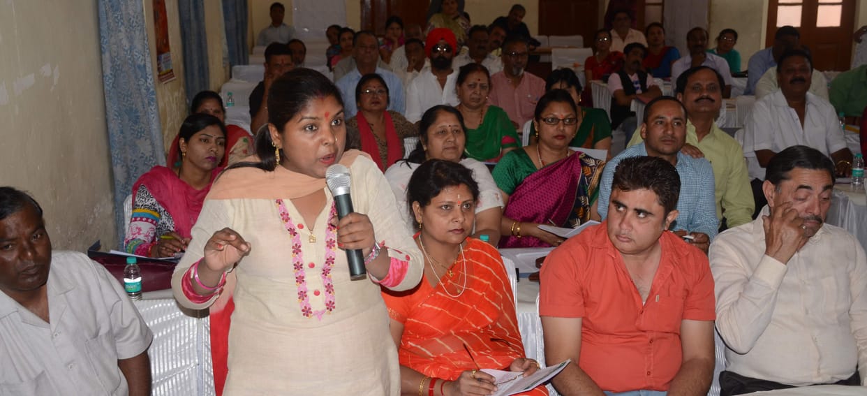 Councillor become angry in municipal Corporation.