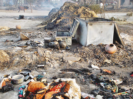 in fire tragedy crop destroyed