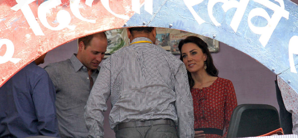 Britain's royal couple appeared in this style in the capital