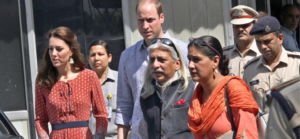 prince william and kate middleton will come today to see taj mahal