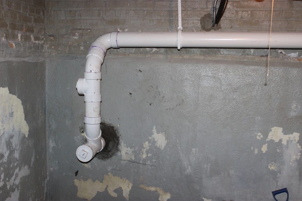 sewage water in house.