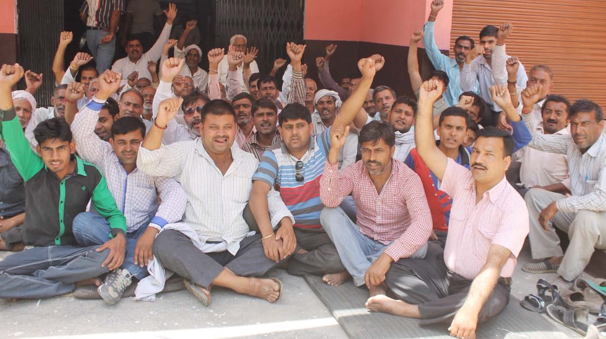 Villagers started hunger strike on fake appointment