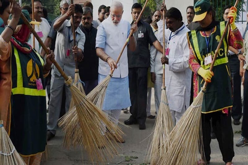 Delhi got seventh position in swachh bharat mission newly issued list