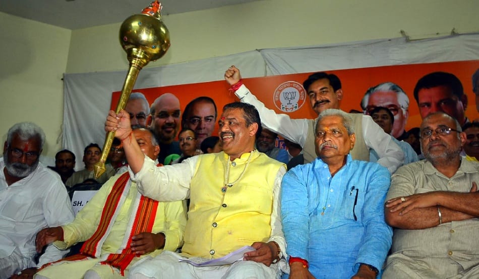 Power performance of new BJP state president vijay sampla in chandigarh