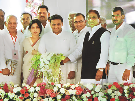 Chief Minister Akhilesh Yadav in Kannauj