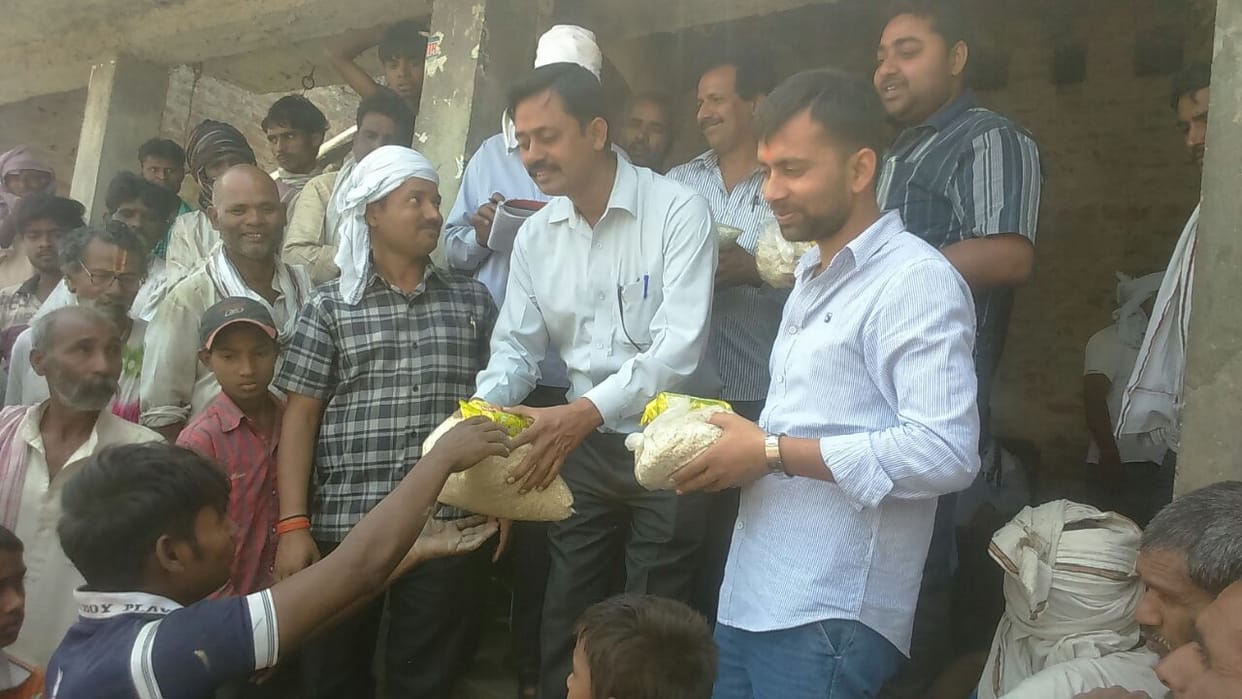 People came to help fire victims