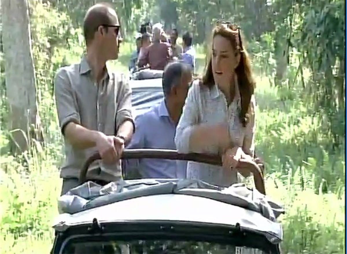Prince William and Kate Middleton visited Kaziranga National Park in Assam