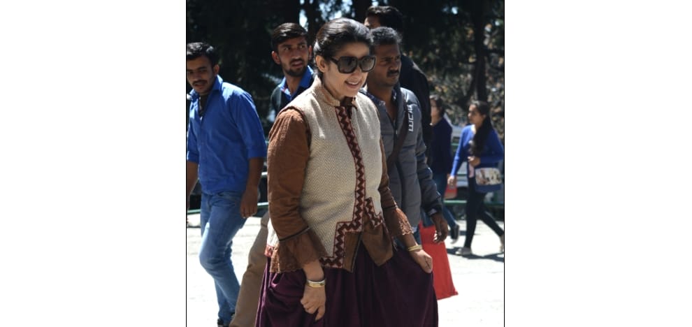  Bollywood actress Manisha koirala shooting at shimla.