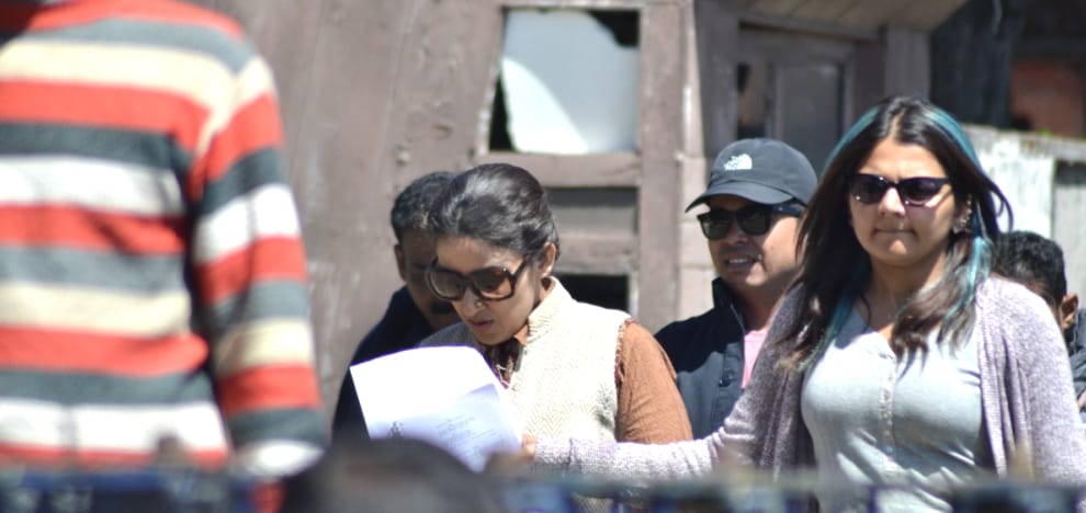  Bollywood actress Manisha koirala shooting at shimla.