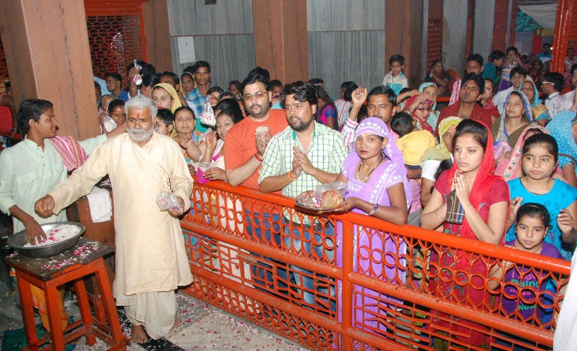 Durga eighth today, especially in temples and houses of worship
