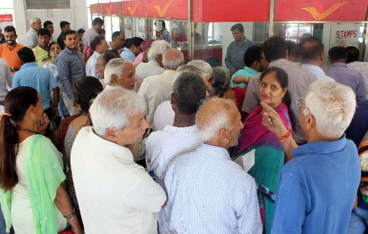 panchkula, sarver fail, post office, public annoyed