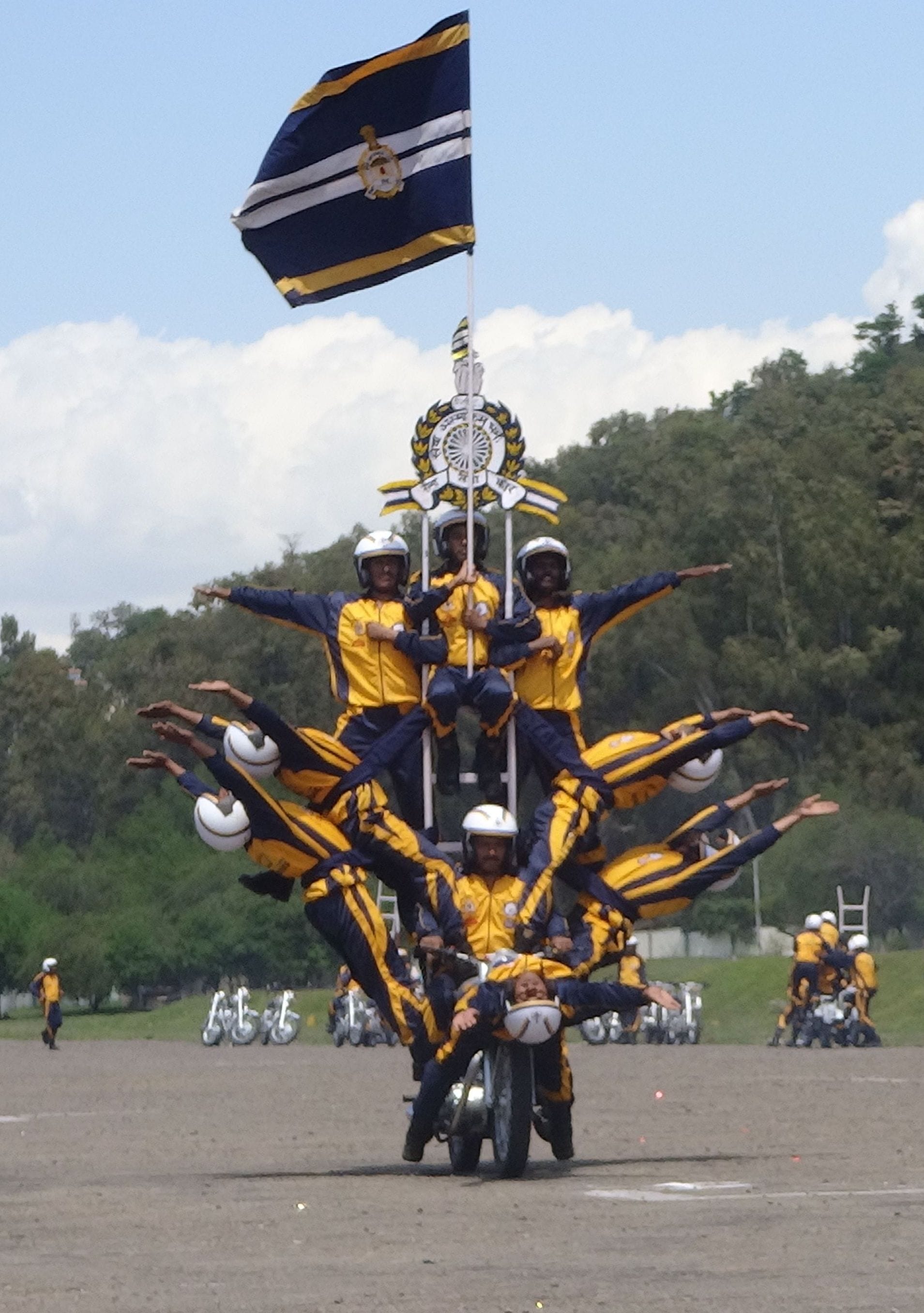 stunt show on Rajouri Day 