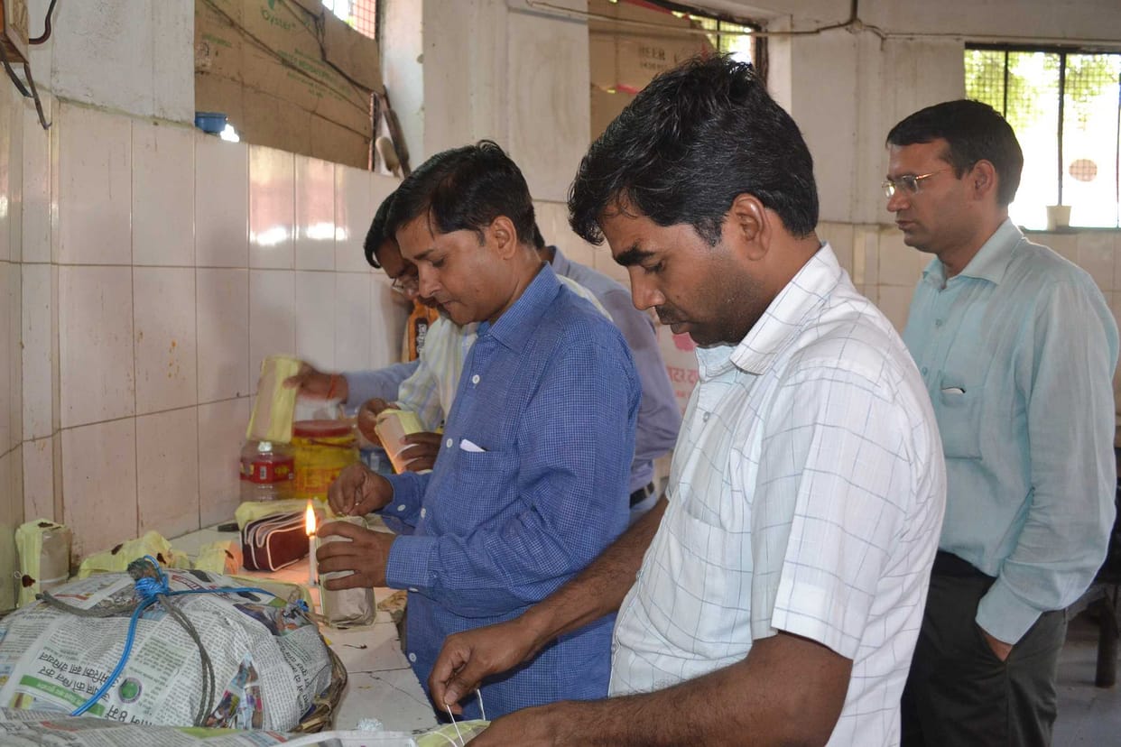 Samples collected from district hospital canteen 