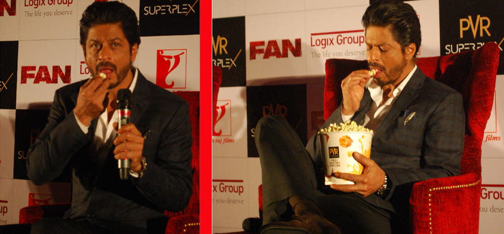 shah rukh khan in sector 32 noida and lang traffic jam
