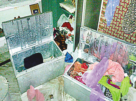 Close to 20 million, including the theft of jewelery from a house
