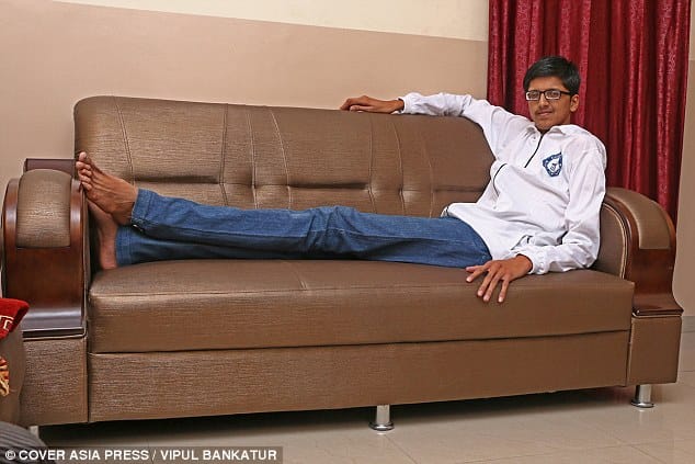 india's tallest teenager
