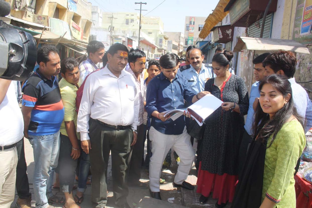 development work in banke bihari area