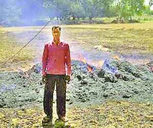 39 houses and five acres of wheat ash