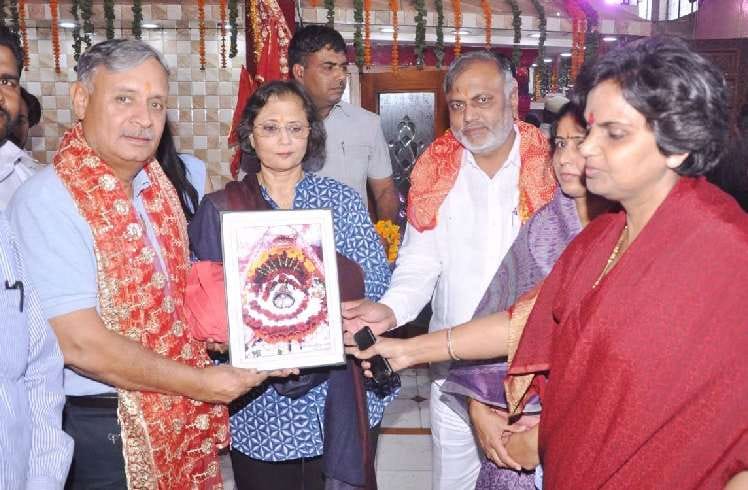   centrail minister rao indrajeet, kalimata temple, kalka, 